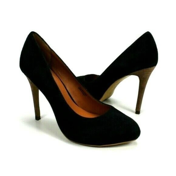 Ash Shoes - Ash Caprice Heels Pumps Black Leather Shoes Sz 5